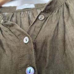 fog linen work オリーブワンピースのサムネイル