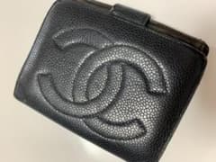 CHANEL シャネル キャビアスキン　二つ折り財布のサムネイル