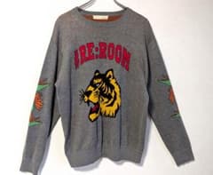 [Re:room] Re:room Tiger Graphic Jacquard Knit Gray M