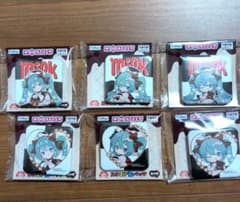 初音ミク×チロルチョコ スクエア缶バッジ チロルミク全6種 - メルカリ