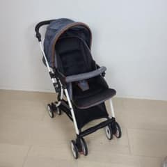 西松屋 スマートエンジェルのベビーカー『デ・ヨーネ レジェ』DENIM SmartAngel ベビーカー デ・ヨーネ レジェ e OLIVE DENIM 201020082