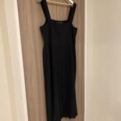 ZARA ザラ ワンピース ジャンパースカート L 黒のサムネイル