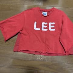 レッド クロップドTシャツ 110のサムネイル