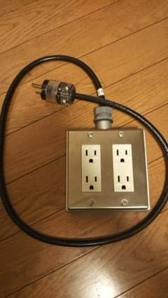 プロケーブル 超越重鉄タップ 四個口  １m 電源タップのサムネイル