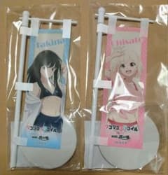 리콜리스 리코일× 정원의 탕 탁상 미니노보리 니시키 치다카타/이노우에 타키나(수영복)