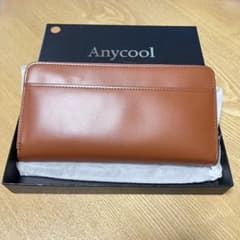 長財布 ブラウン 栃木レザー Anycoolのサムネイル