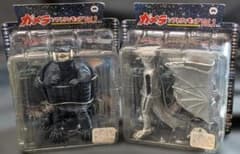 昭和ガメラ＆宇宙ギャオス（セガ・エクスプラス）ソフビフィギュア2体