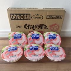 たらみ くだもの屋さん 白桃ゼリー　ゼリー 160g×6個入のサムネイル