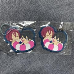 Free! ラバーストラップセット 松岡凛 誕生日 新品未開封】 Free! 松岡凛＆七瀬遙 ラバーストラップ 2点セット