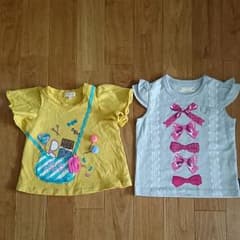 ★90cm半袖Tシャツセット ベルメゾン&ハッシュアッシュ★のサムネイル