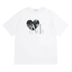 mucent MUCENT ムセント 半袖Tシャツ ホワイト 迷彩ハートのサムネイル