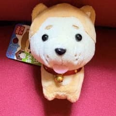 【新品】【限定品】秋田犬 ぬいぐるみ マスコット ボールチェーン付のサムネイル