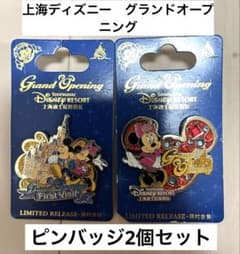 上海ディズニーランド グランドオープニング限定ピンバッジ ミニー