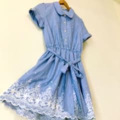 PATTERNfiona シャツワンピース 膝丈 ストライプ 新品タグ付 可愛いのサムネイル