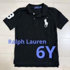 ラルフローレン✴︎ビックポニーナンバリング半袖ポロシャツ 6Yキッズ