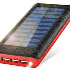 《大容量》モバイルバッテリー2.4Ah ソーラーチャージ PSE認証済のサムネイル
