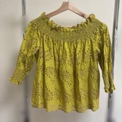[値下げ][未使用]49AV.JUNKO SHIMADA 刺繍ブラウスのサムネイル