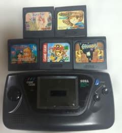 ケース付ソフト5本】ゲームギア 本体 ジャンク 魔導物語Ⅱ タロットの