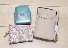 UNI minuet catネコのうに マーブルシュッド 財布&ショルダーバックのサムネイル