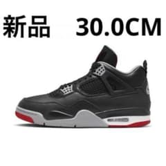 30cm新品Nike Air Jordan 4 Retro Bredブレッド - メルカリ