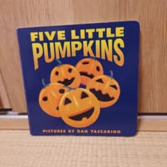 FIVE  LITTLE   PAMPKINS  ハロウィンの英語絵本のサムネイル