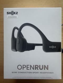 SHOKZ OpenRun 骨伝導イヤホン ブラック S803 - メルカリ
