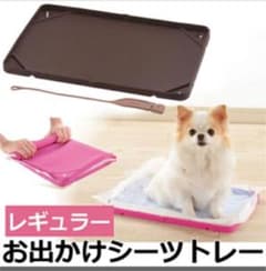 リッチェル おでかけシーツトレー レギュラー　ブラウンのサムネイル