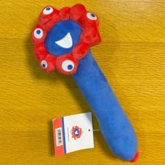 大阪関西万博限定ミャクミャクぬいぐるみピコピコにぎにぎ棒 新品】ミャクミャク ピコピコ棒 にぎにぎ人形 押し笛 鳴き笛入り