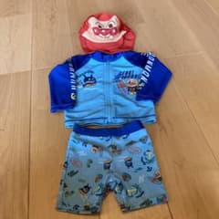 男の子　アンパンマン　水着3点セット　80cmのサムネイル