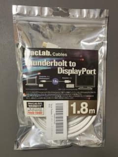 MacLab. Thunderbolt Displayport 変換 ケーブルのサムネイル