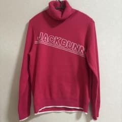 Jack Bunny!! レディース ゴルフセーター ピンクのサムネイル