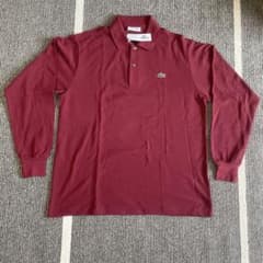 LACOSTE ラコステ 長袖ポロシャツ L1312A ボルドー サイズ5のサムネイル