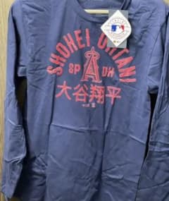 ぷうこ様専用　大谷翔平　漢字　長袖Tシャツ　アメリカL ロサンゼルスエンジェルスのサムネイル