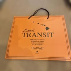 ハワイ　Lānai TRANSIT ショップ袋のサムネイル
