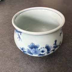 染付 建水 陶磁器 煎茶道具 骨董品 - メルカリ
