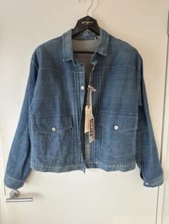 LVC リーバイス 1879 プリーツブラウス セルビッジ M 新品タグ付