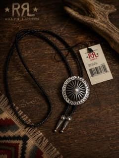 新品未使用 RRL ダブルアールエル コンチョ ボロタイ レザー - メルカリ