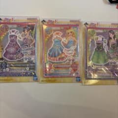 1번 복권 아이카츠! F상 메모장 컬렉션 3종 세트