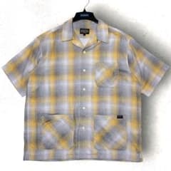 別注 PENDLETON オンブレ シャドー チェック ループカラー シャツ L