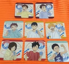 ハイキュー!! ローソン コラボ オリジナルコースター 8種セット 48/51のサムネイル