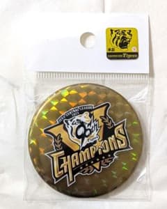【横濱店限定品】阪神タイガース 2025 セ・リーグ優勝記念 缶バッジ ブラック