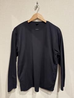 ダブルテーラリング ロングスリーブ Tシャツ デサント オルテライン ブラックのサムネイル