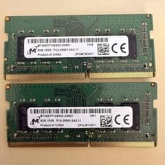 Micron 8GB DDR4 メモリ PC4-2666V - メルカリ