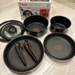 ティファール　9点セット　インジニオネオ　ブラウン　ガス火専用のサムネイル