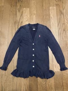 美品 RalphLauren ラルフローレン フリル カーディガン 120 6のサムネイル