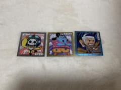 ONE PIECE ブルック　ジンベエ　アイスバーグ　シール3枚セットのサムネイル