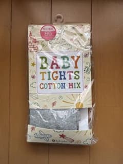 ベビー用タイツCOTTON MIX 85cm グレーのサムネイル