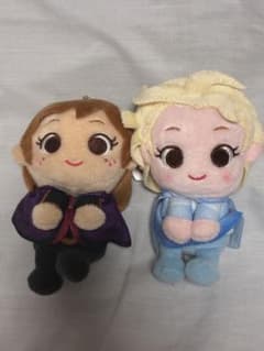 アナと雪の女王 アナ エルサ ぬいぐるみ マスコット セットのサムネイル