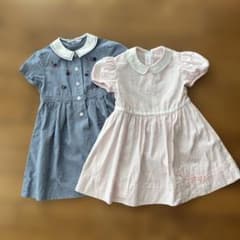 mimoooim様専用 ファミリア半袖ワンピース 2点セット110のサムネイル