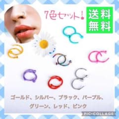 鼻ピアス フェイクピアス メンズ イヤリング ヘェイク ノストリル B01 